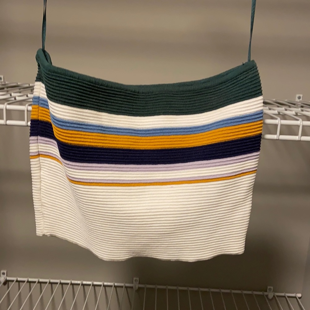 LA Hearts Stripe Tube Top in Size Small